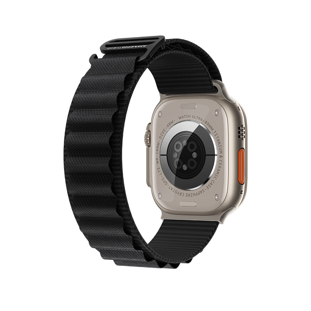 Amazingthing Titan Apple Watch 45mm Spor Hasır Kordon - 1 Amazingthing Titan Apple Watch 45mm Spor Hasır Kordon - 1